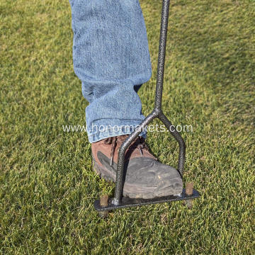 Manual Lawn Coring Aerator Gardening Hand Tools